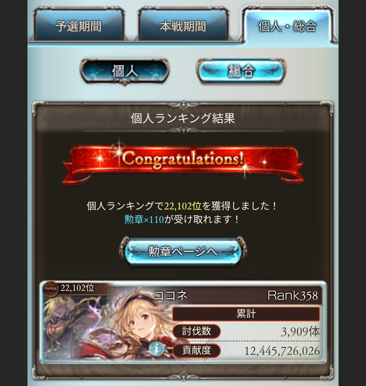 最終順位の画像